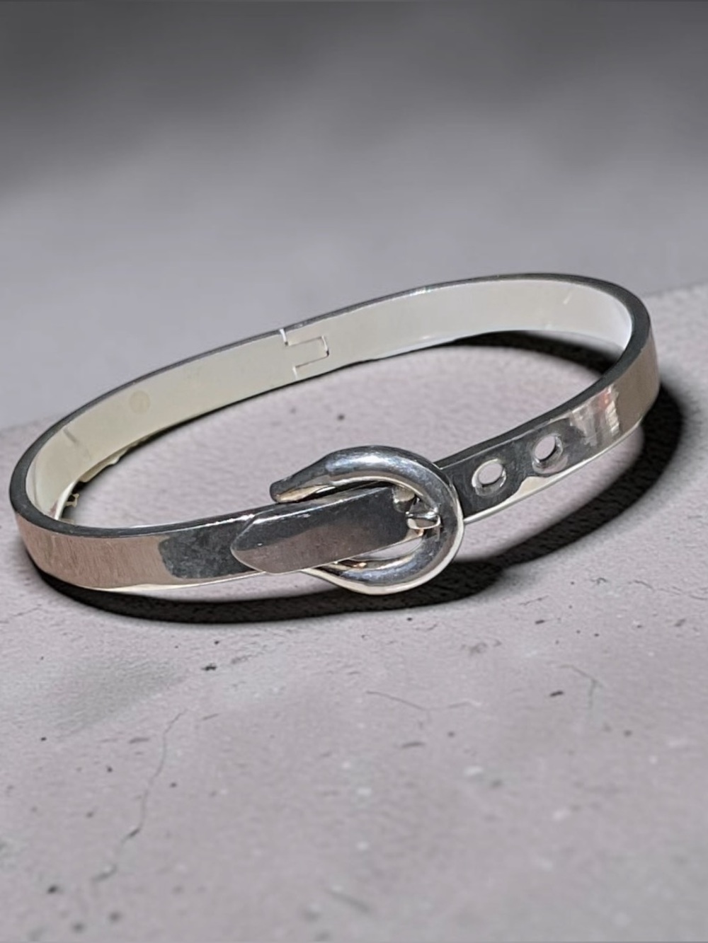 🌺Silver Belt Buckle Bracelet